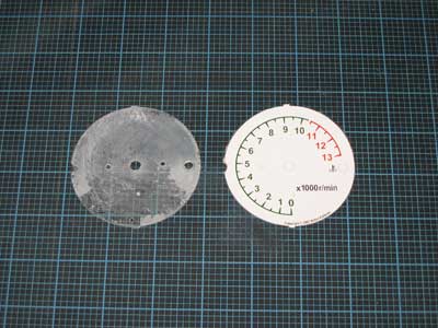 Cut out of new sticker.